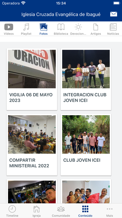 Cruzada Evangélica de Ibagué Screenshot