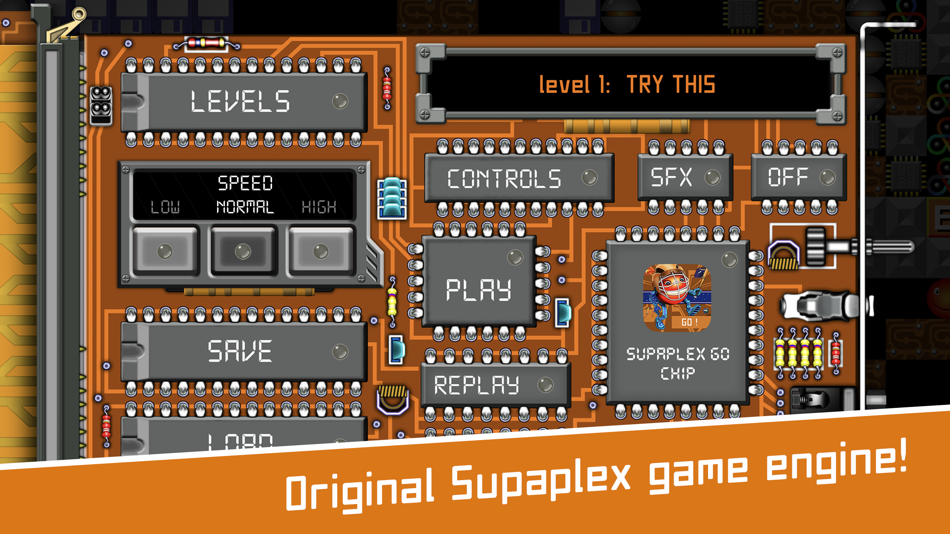 #4. Supaplex GO! (iOS) 由: inArcade