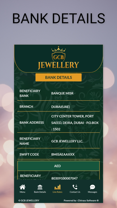 GCB JEWELLERY Screenshot