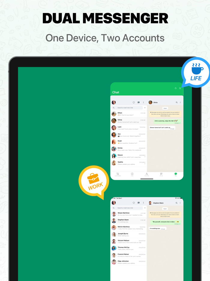 WA Web - Dual Messenger ⁺