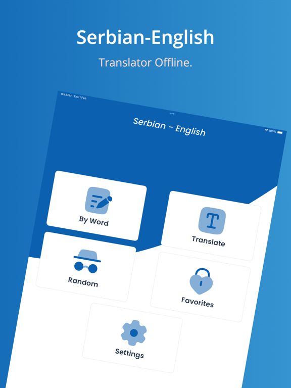 Serbian Translator Offlineのおすすめ画像1