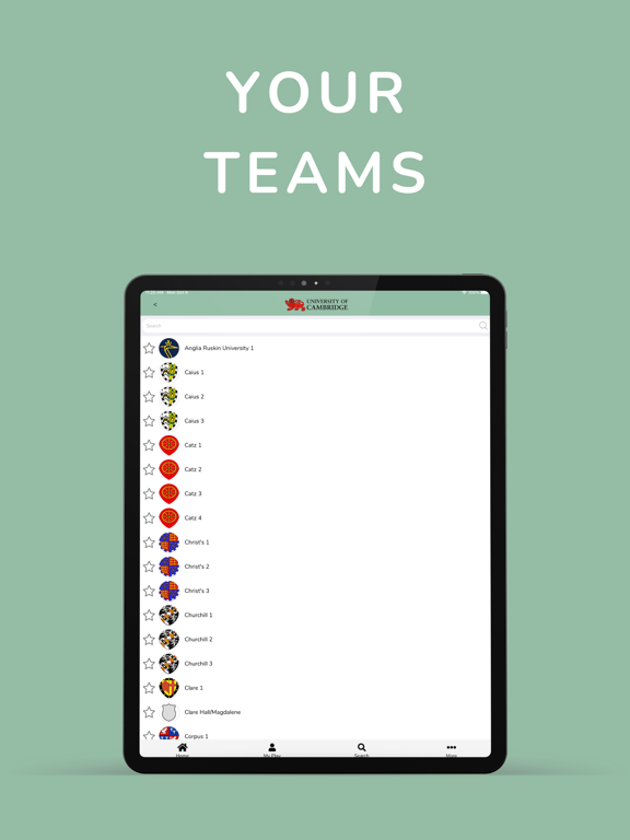 Screenshot #6 pour Cambridge University Leagues
