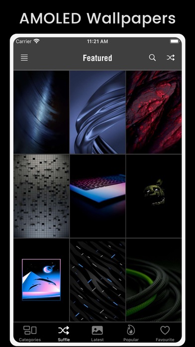 AMOLED Wallpapers-Black & Dark Screenshot