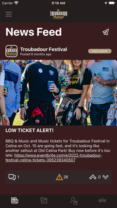 Troubadour Festival Screenshot