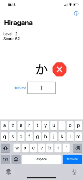 Game screenshot Hiragana : learn and memorize apk