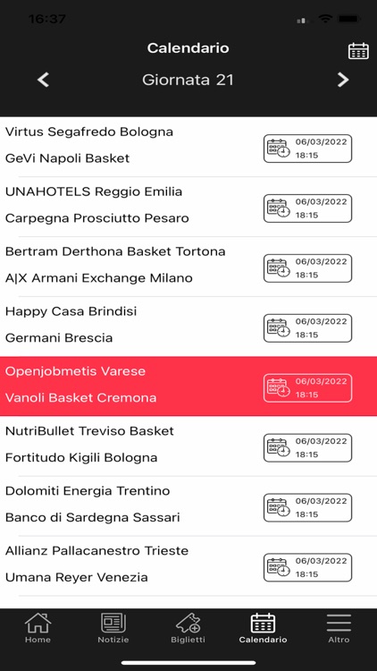 Pallacanestro Varese screenshot-3