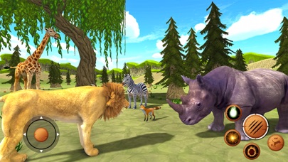Lion Simulator Family Game Screenshot
