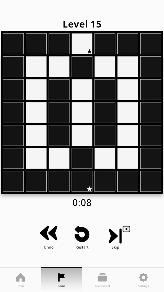 #3. Black Side - Logic Puzzle Game (iOS) Podle: Mateusz Narolewski