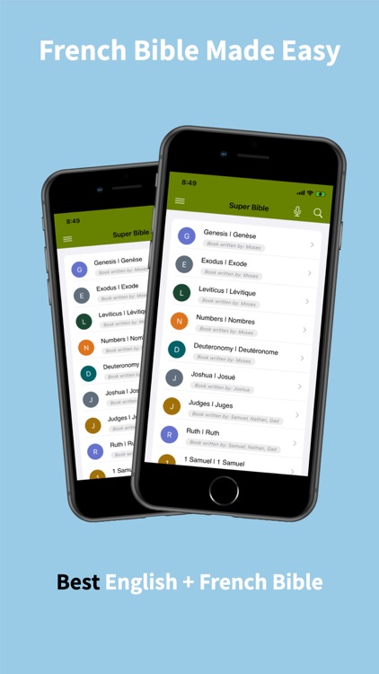 Super English & French Bible