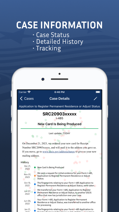 Case Tracker for USCIS & NVC Screenshot