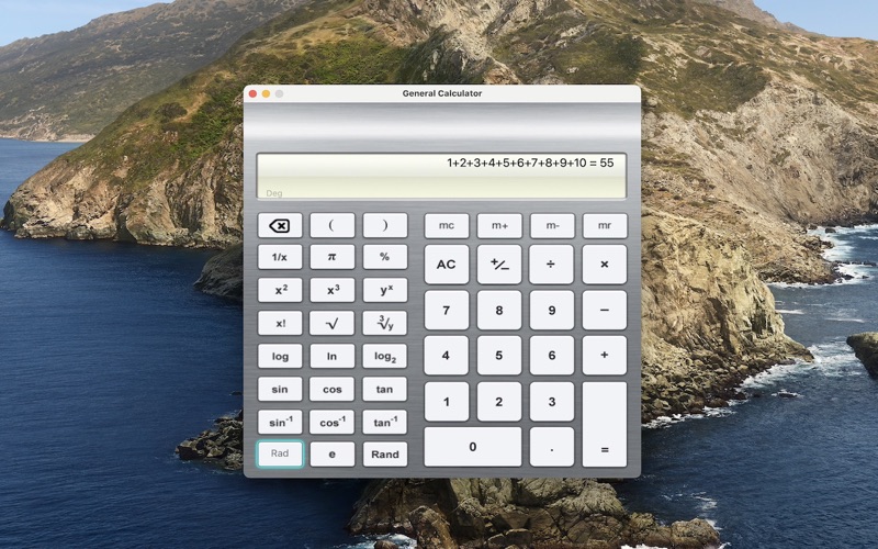 Screenshot #1 pour General Calculator