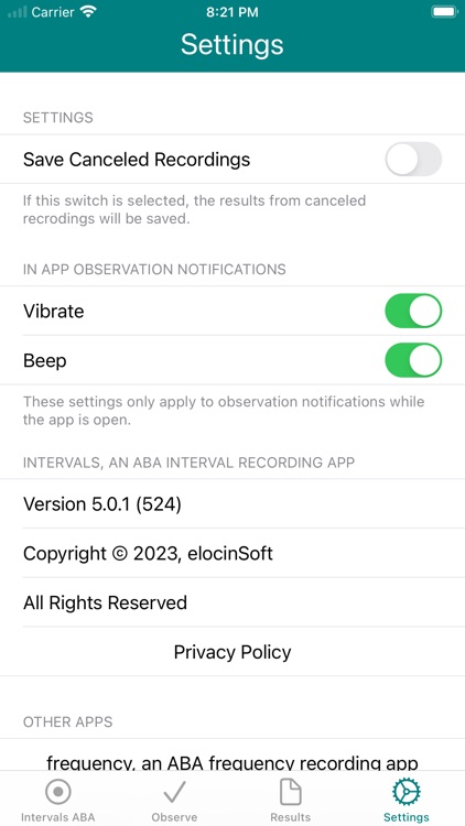 Intervals ABA screenshot-6