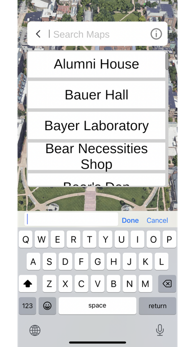 WashU - Wayfinder Screenshot