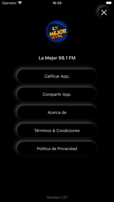 La Mejor 98.1 FM Screenshot