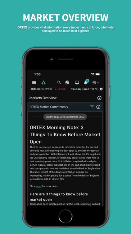 ORTEX - Stock Market Analytics screenshot-8