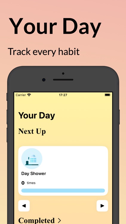 Hygiene - Routines Tracker