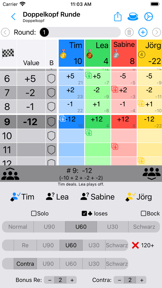 #10. Game Sheets (iOS) 由: JOERG ORTMANN