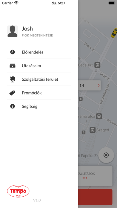 Tempó Taxi Szeged Screenshot
