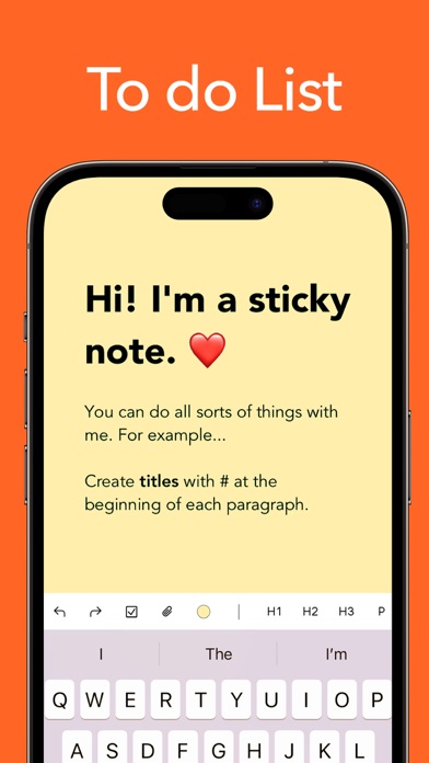 Sticky Note Screenshot