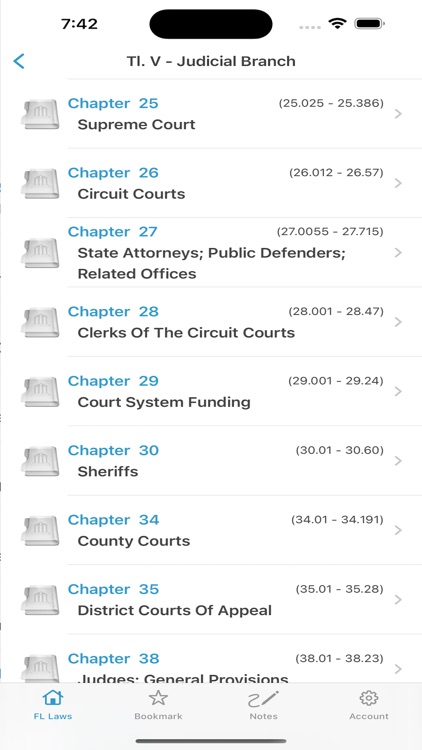 Florida Statutes, FL Laws screenshot-3