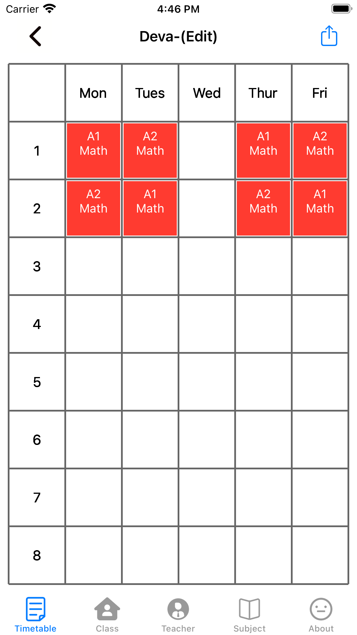 School scheduling