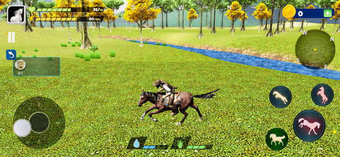 Wild Horse Survival Simulator