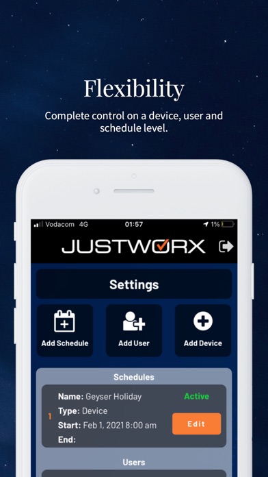 Justworx Screenshot