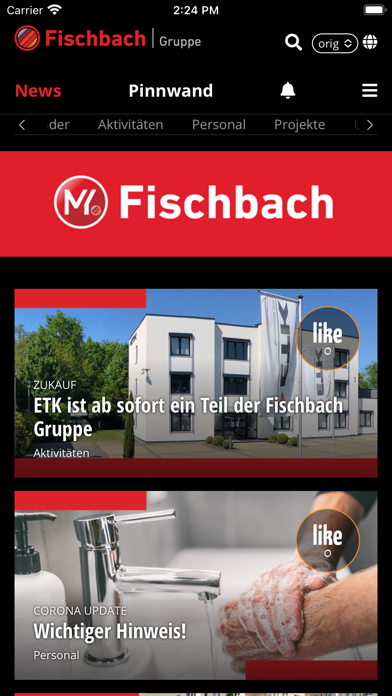 MyFischbach Screenshot