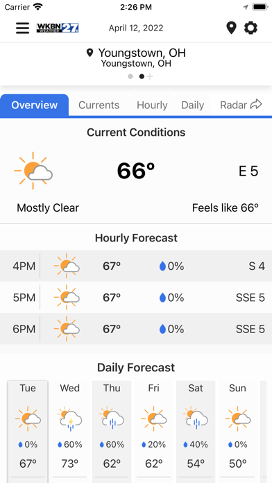 WKBN 27 Weather - Youngstown Screenshot