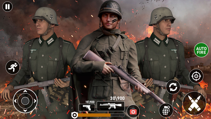 World War 2 Military game 3D