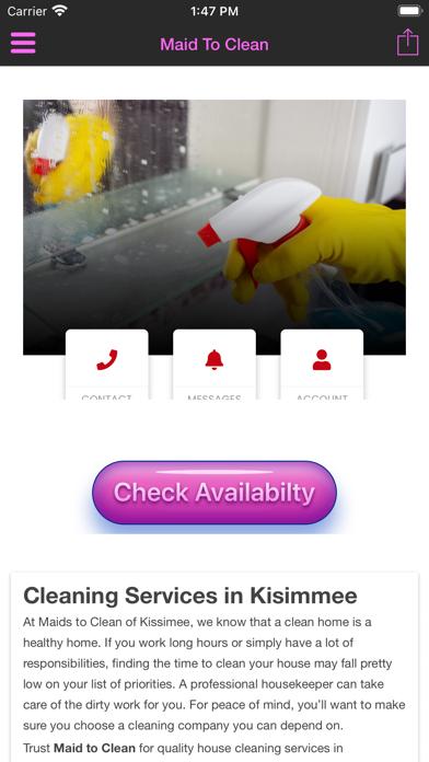 Maid To Clean Screenshot