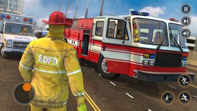 911 Rescue FireFighter Truck Screenshot