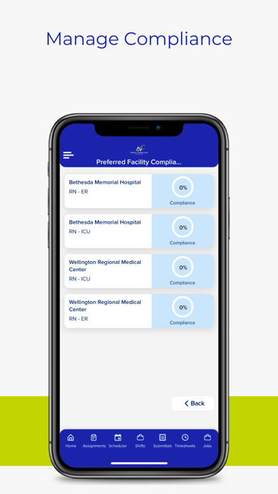 Nurse Connection Staffing Screenshot