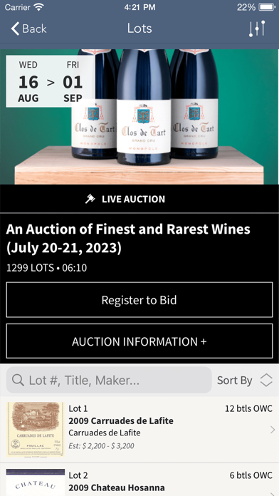 Hart Davis Hart Auctions Screenshot