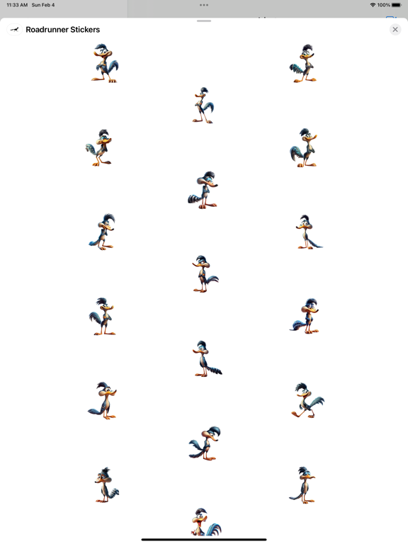 Screenshot #4 pour Roadrunner Stickers