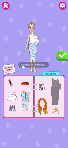 Game screenshot DIY Sweet Paper Doll: Dress Up mod apk