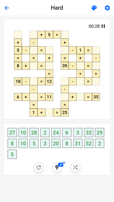 Cross Math - Math Puzzle Games Screenshot