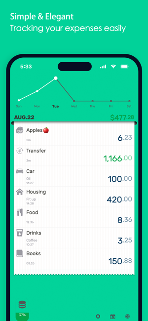 Skærmbillede af DailyBill - Expense Tracker