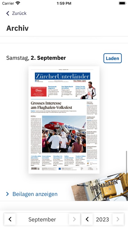 Zürcher Unterländer E-Paper