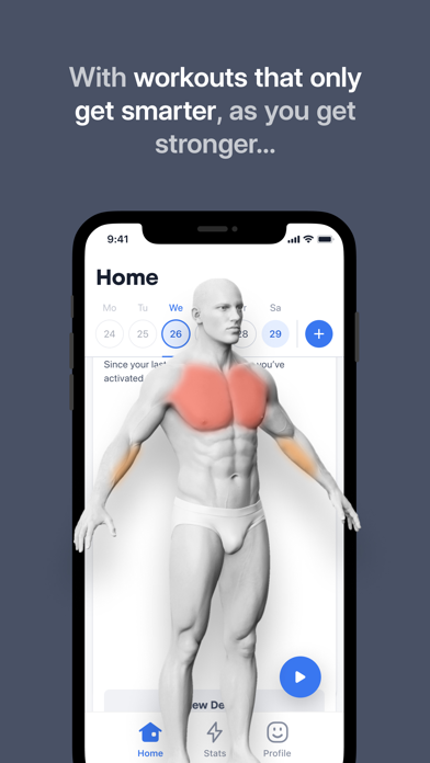 TrainMe: Home & Gym Workout Screenshot