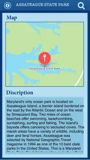 maryland-state parks guide iphone screenshot 4