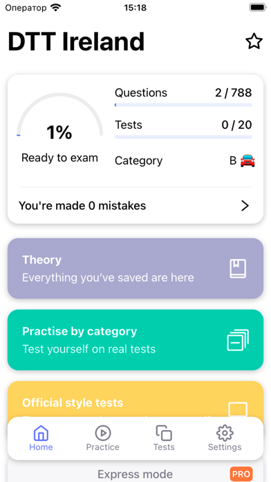 DTT Driver Theory Test Ireland Screenshot