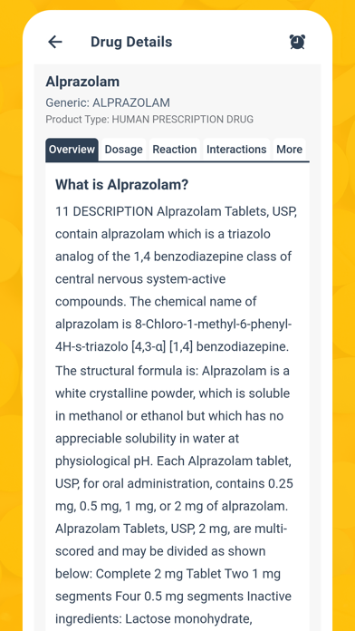 Pill Identifier and Drug Info Screenshot