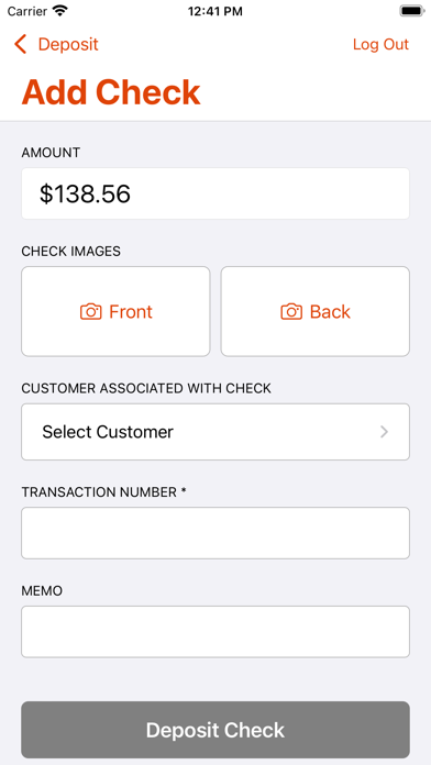 NewBank eDeposit Screenshot