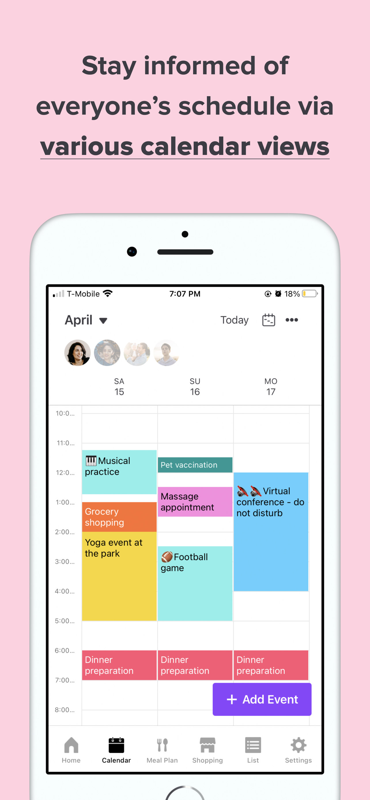 Family Daily - Organizer