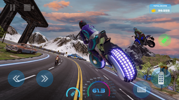 Moto Racer 2044 Game Simulator