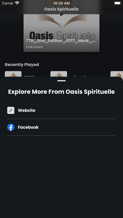 Oasis Spirituelle Screenshot