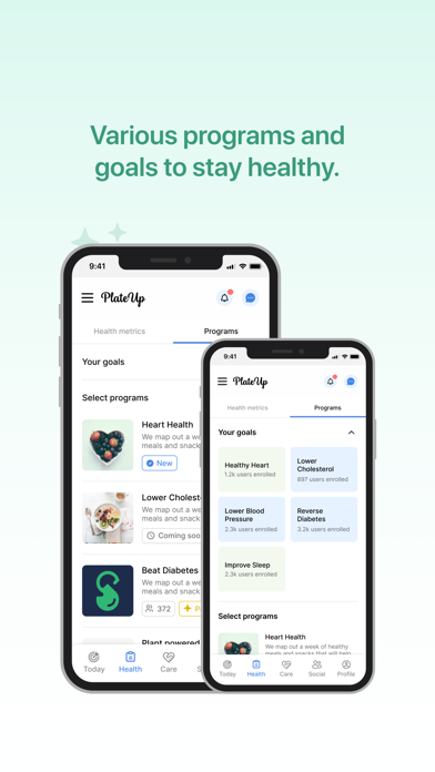 PlateUp Health Screenshot