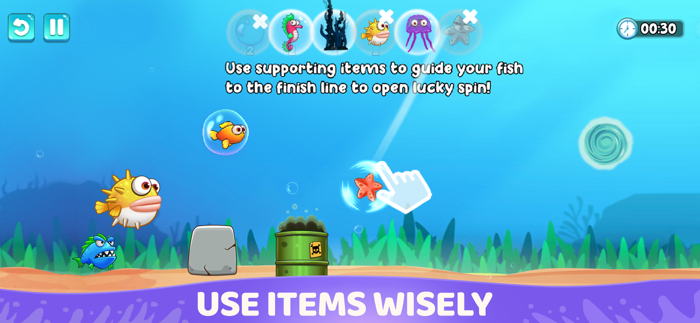 Fish Journey Draw to Save