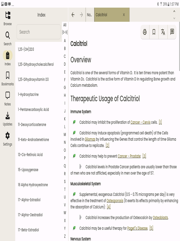 Green Medicine Encyclopedia iPad screenshot 5 - Health & Fitness app